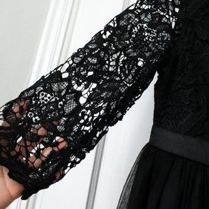 Long black dress